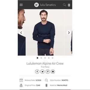 lululemon Alpine Crew